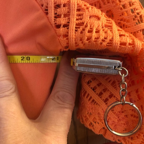 Avon Studio 1886 cold shoulder crochet sleeve top - Picture 7 of 7